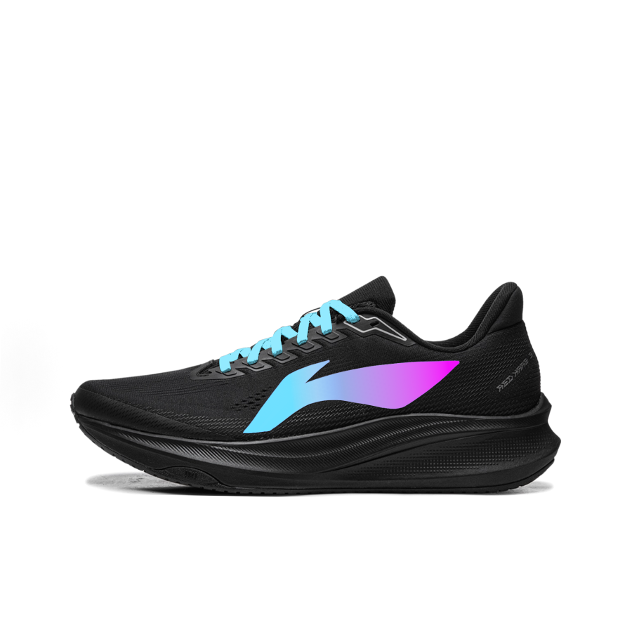 Li-Ning Li Ning Red Hare 9 Blue Gradient Mesh Cushioning Height Increasing Abrasion Resistant Slip Resistant Low top