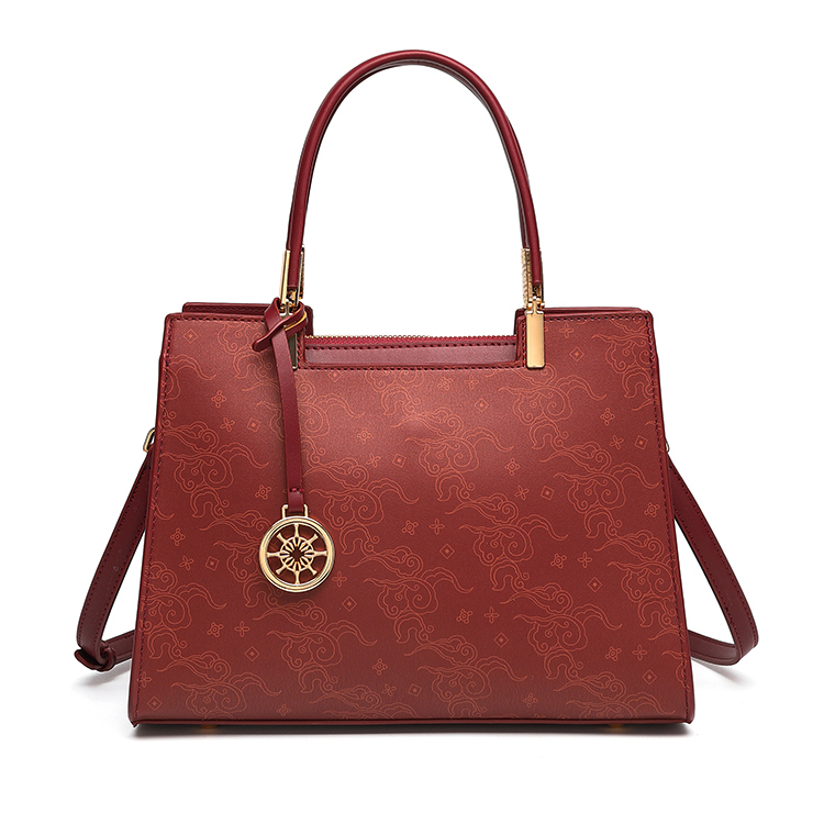 PAYOT Synthetic Leather Handbag Women's Burgundy