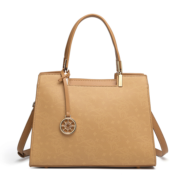 PAYOT Synthetic Leather Handbag Women's Apricot