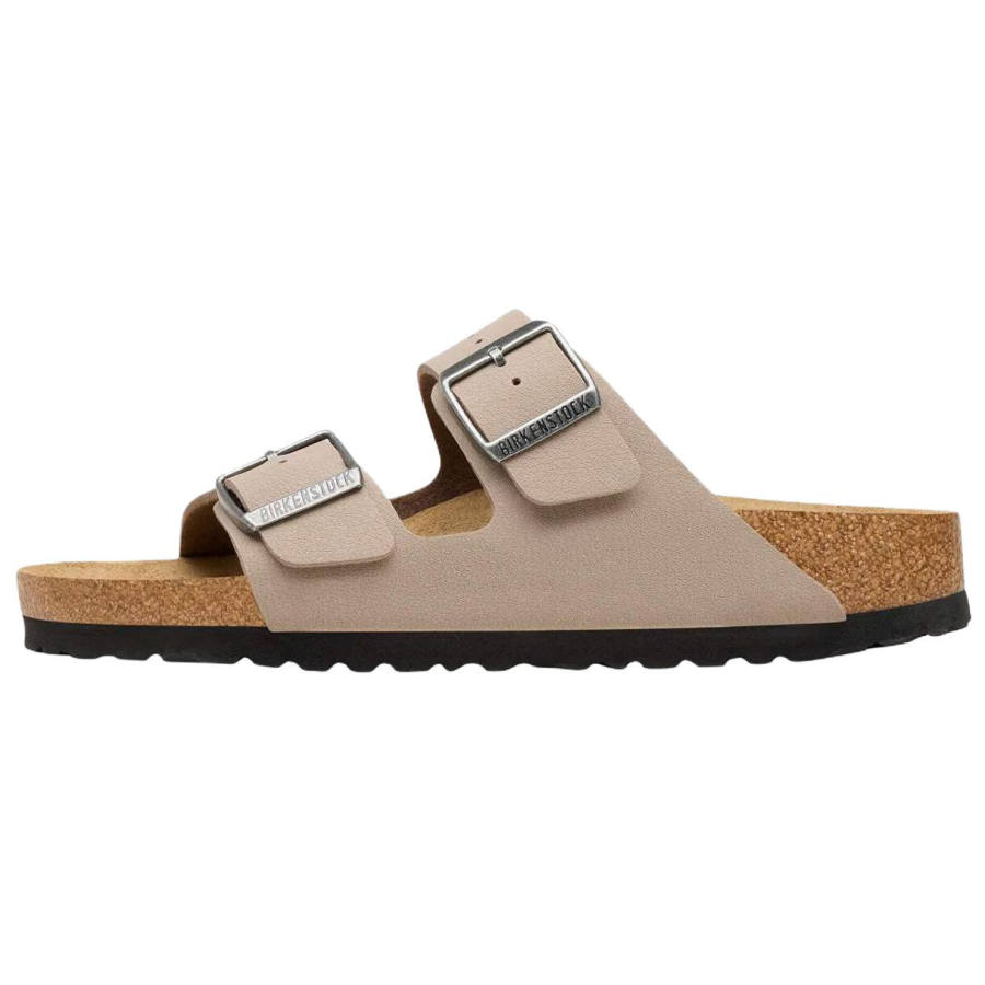 Birkenstock Arizona Slide Slippers Unisex Taupe Regular Loose Fit