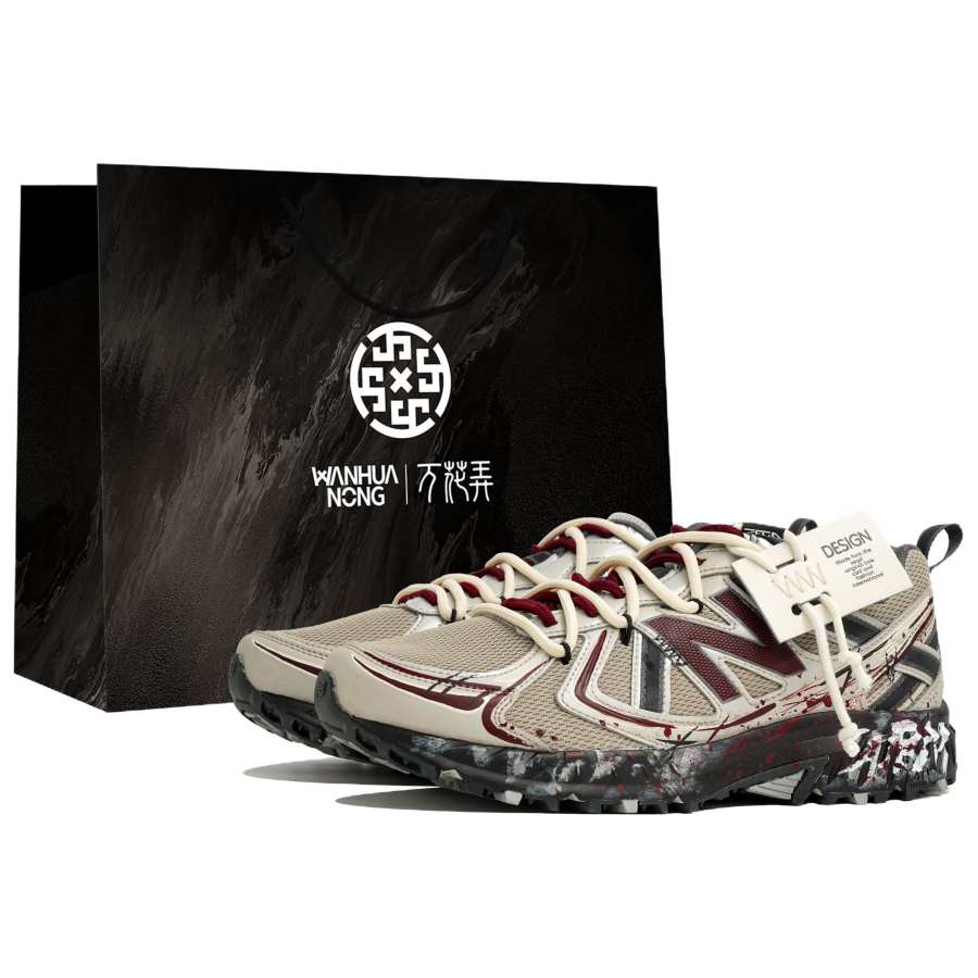 New Balance New Balance NB 410 V5 Cushioning Abrasion Resistant Low top Running Shoes Unisex Red Brown