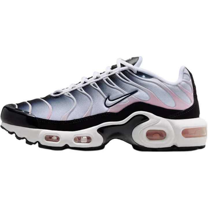 Nike Nike Air Max Plus Abrasion Resistant Breathable Low top Running Shoes Black Unisex
