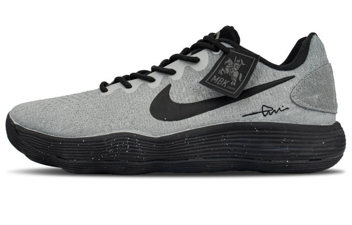 Nike Nike Hyperdunk 2017 Mesh Cushioning Abrasion Resistant Low top Casual City Commuting Athletic Shoes Men's Gray