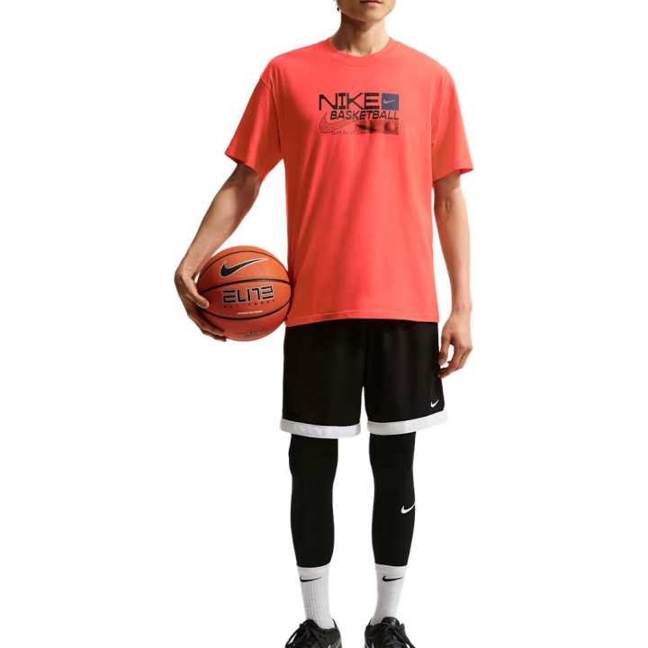 Nike Nike Basketball Jerseys Men's Lawn Orange Crew Neck Moderate
