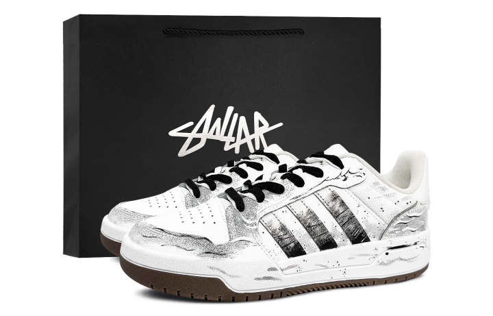 Adidas Adidas ENTRAP Low top Skateboard Shoes Unisex White Gray