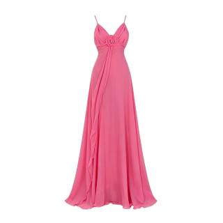 TUSHIFEI Slip Dresses Women's Image Color V Neck Thin Long