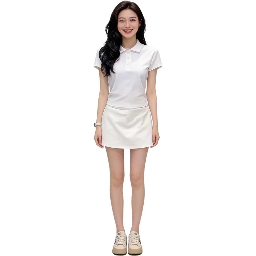 JBBCN Two Piece Skirt Sets Women's Crew Neck Moderate Short