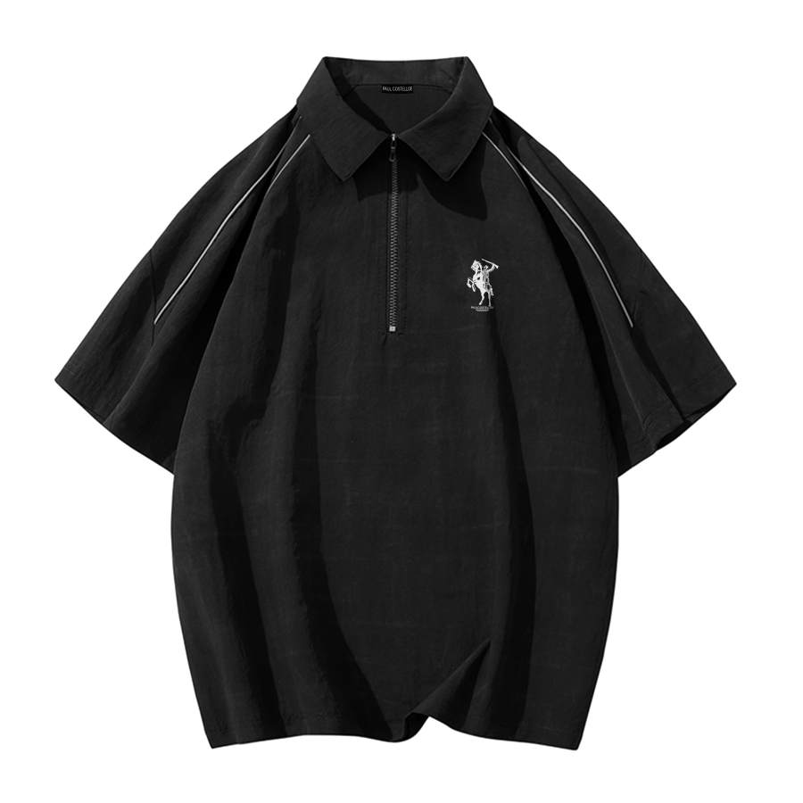 PAUL COSTELLOE T Shirts Unisex Polo Collar Thin Straight Fit