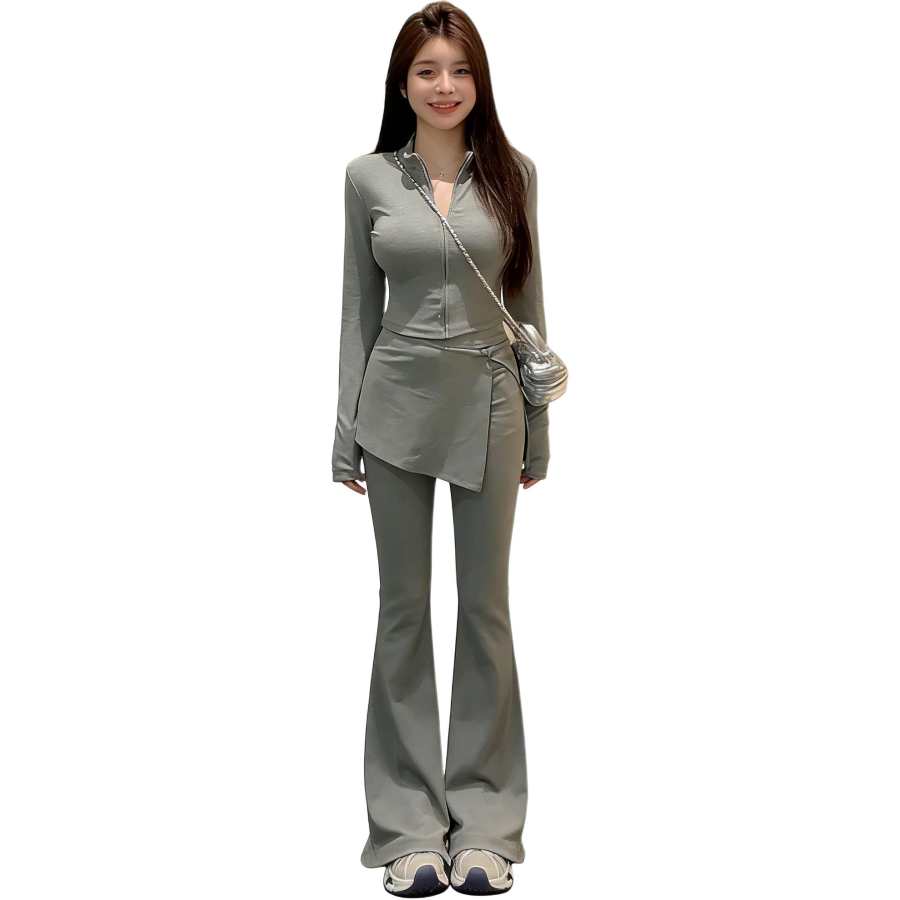JBBCN Casual Suits Women's Moderate Long