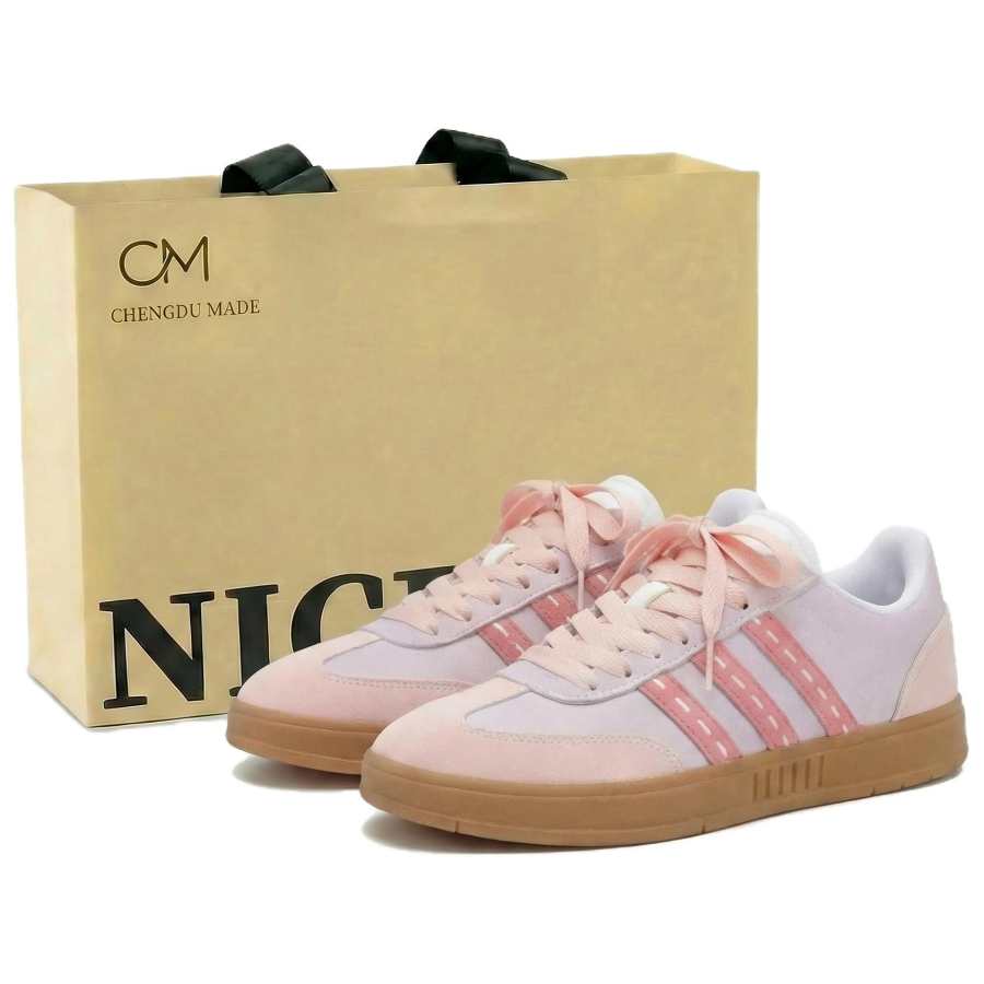 Adidas Adidas Gradas Not A Flower Slip Resistant Low top Skateboard Shoes Unisex Pink