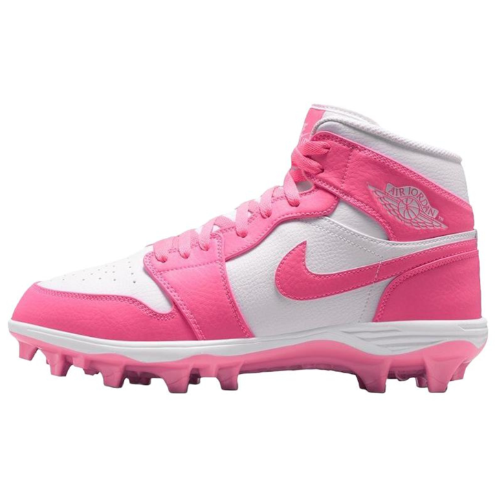 Jordan Jordan Air Jordan 1 Soccer Shoes Unisex Pink White