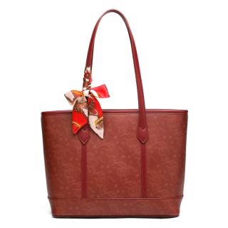 PAYOT Synthetic Leather Handbag Women's Burgundy