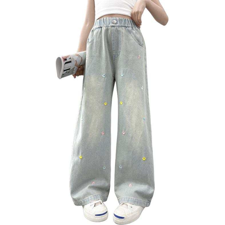 PLANDOO PLANDOO Kids Jeans Thin Cooling
