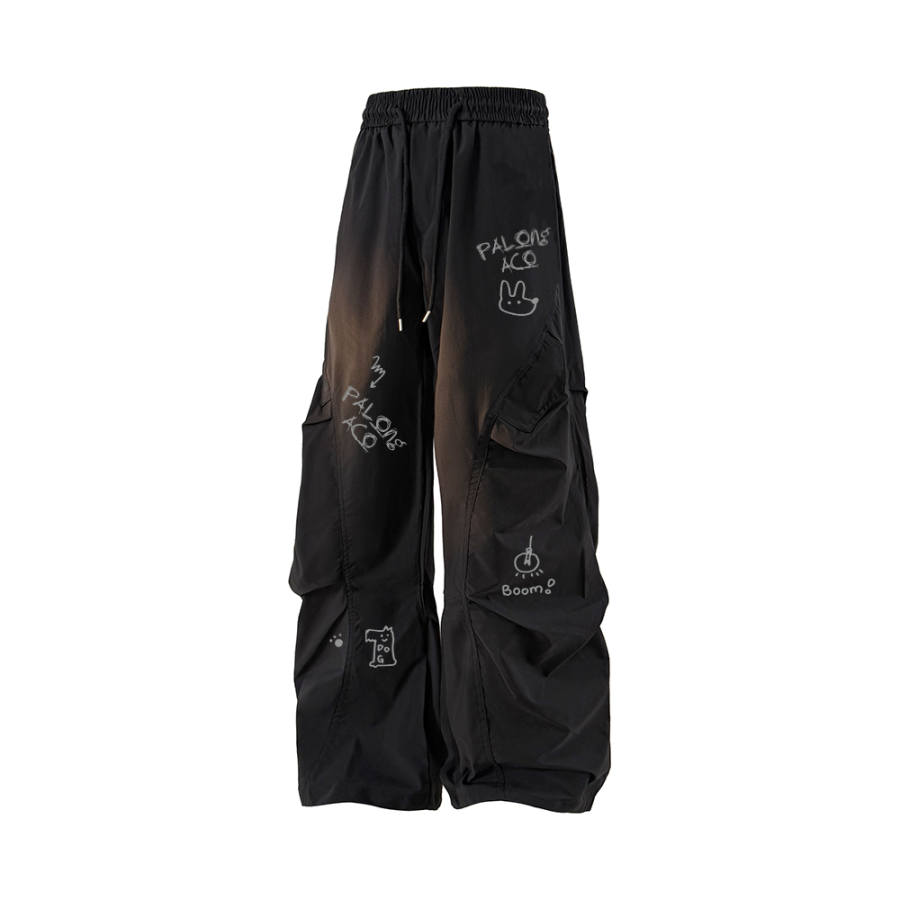 PAL ONGACO Casual Pants Unisex Thin Cargo Pants