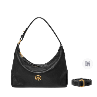 BAGTREE Vegetable Tanned Cow Leather Underarm Portable Crossbody Bag, Shoulder Bag Small Women's Multicolor