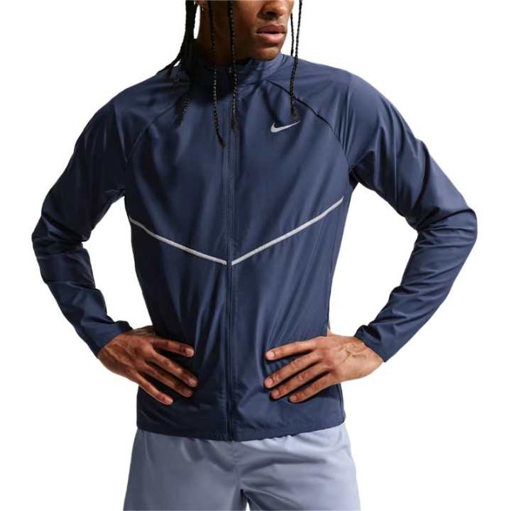 Nike Nike MILER Running Jackets Men's Marine Blue Moderate