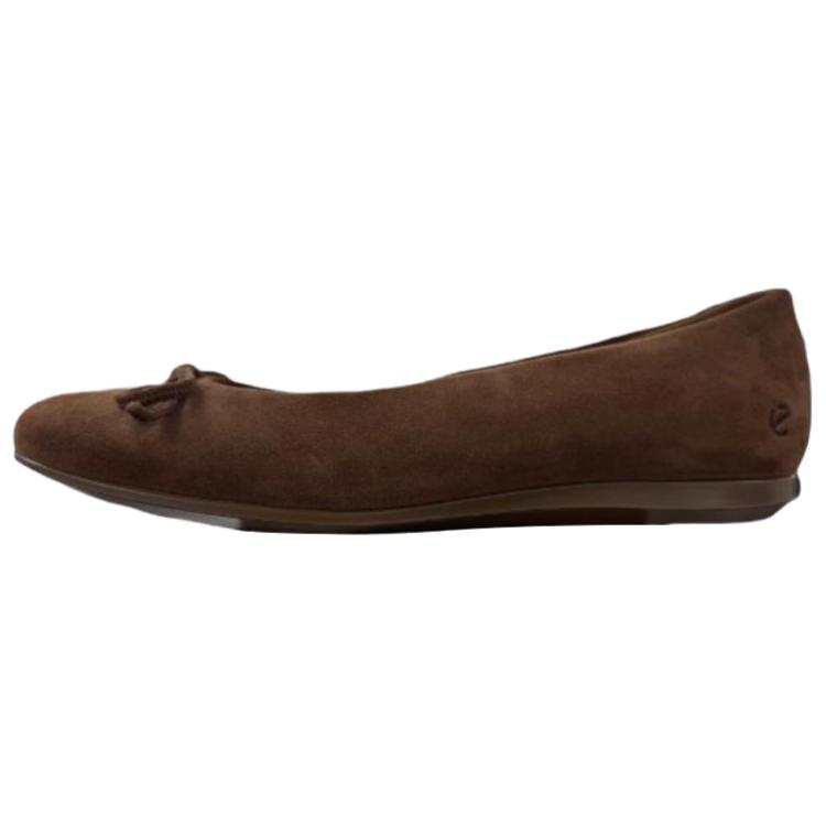 Ecco Touch Ballerina Casual Shoes Women's Dark Brown