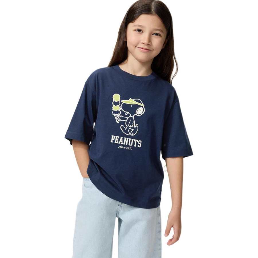 UNIQLO Kids T Shirts Crew Neck Moderate