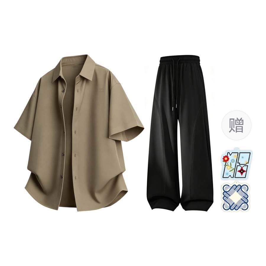 MIIOW Casual Sportswear Unisex Lapel Thin