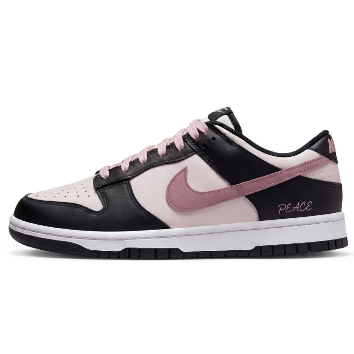 Nike Nike Dunk 'BlackPink Grape Cold Brew Powder Abrasion Resistant Low top Skateboard Shoes Unisex Black Pink