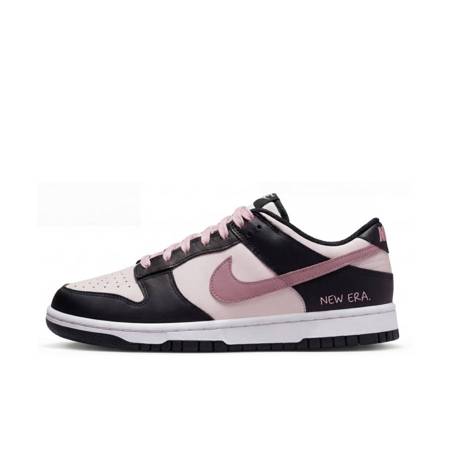 Nike Nike Dunk 'BlackPink Chestnut And Peach Jelly Powder Slip Resistant Low top Skateboard Shoes Unisex Black Pink