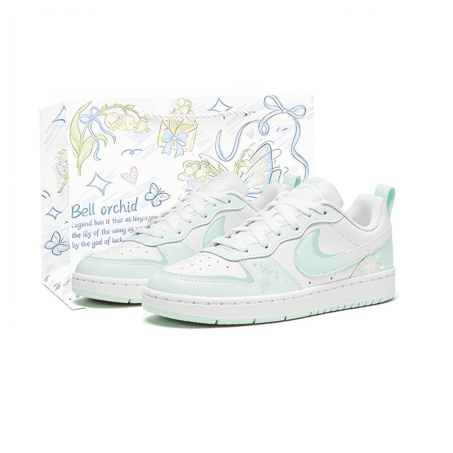 Nike Nike Court Borough Panna Cotta Leather Slip Resistant, Abrasion Resistant, Lightweight Low top Skateboard Shoes Women's