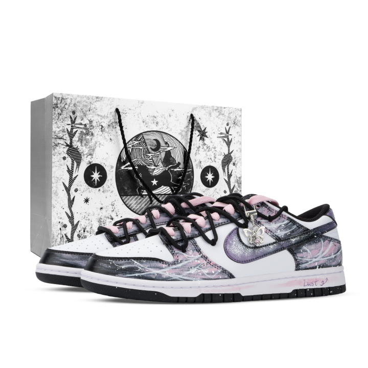 Nike Nike Dunk Monster Lab, Ten Commandments Of Desire Slip Resistant Abrasion Resistant Low top Skateboard Shoes Unisex