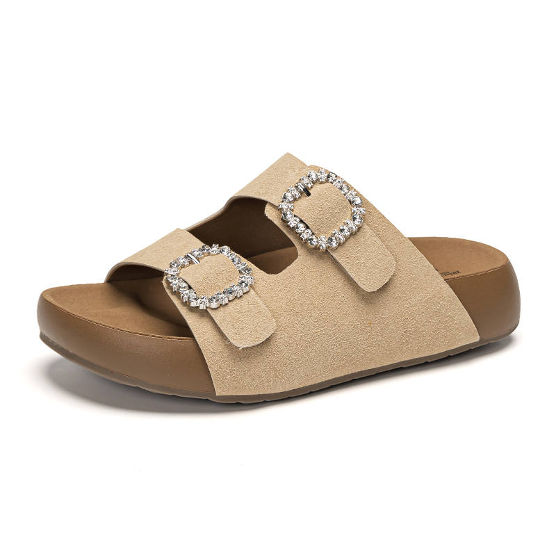 Warrior Gladiator Style Rhinestone Embellished Birkenstock Shoes Women's