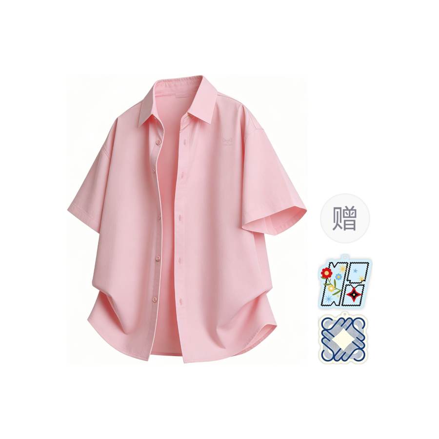 MIIOW MIIOW Shirts Unisex Lapel Moderate Shirt