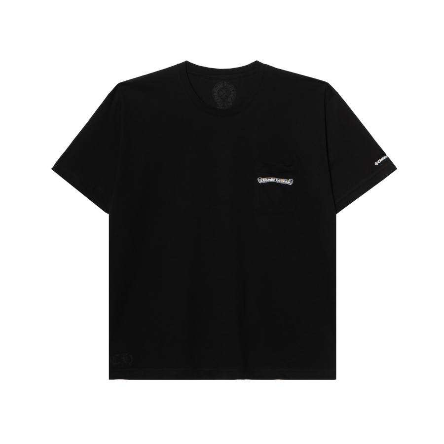 Chrome Hearts T Shirts Men's Black Crew Neck Moderate Other