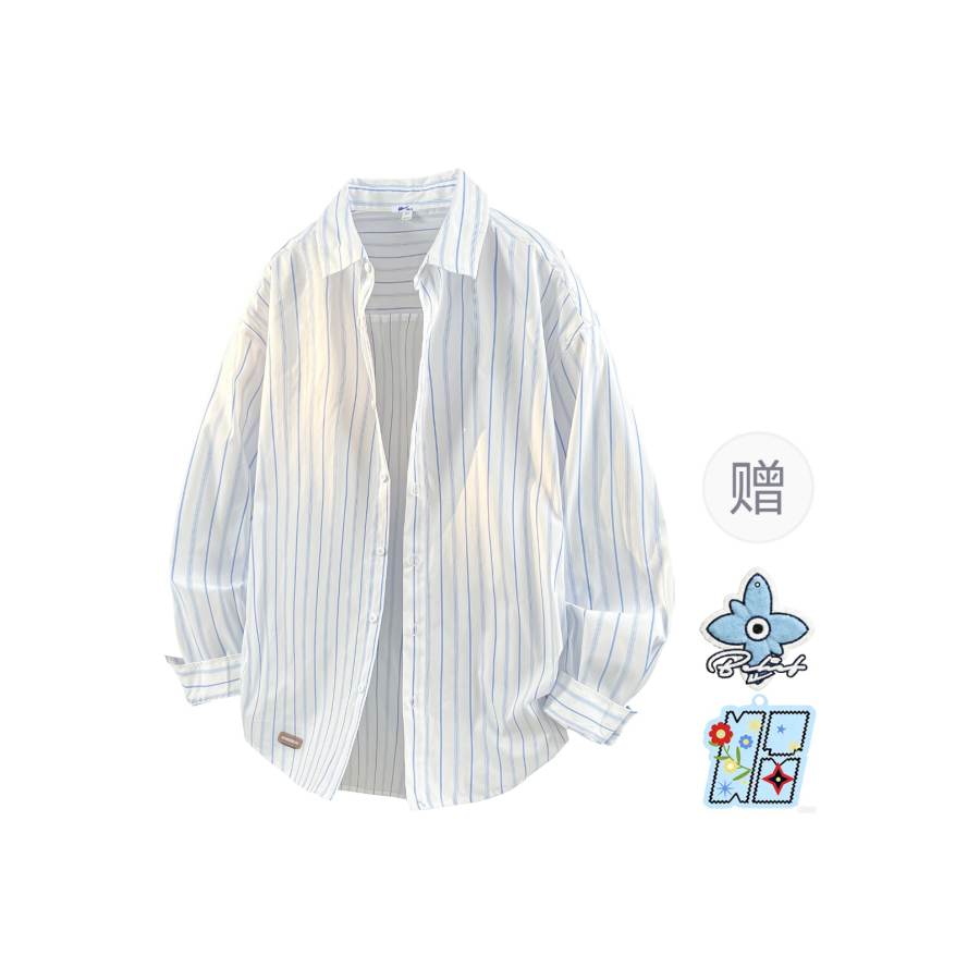 WARRIOR WARRIOR Shirts Unisex Lapel Moderate Shirt