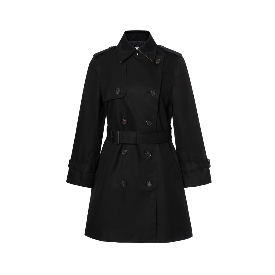 COACH COACH Coats Women's Black Lapel Moderate