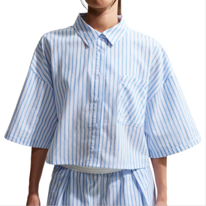 Nike Nike Sportswear Chill Poplin Women's Oversized Striped Top