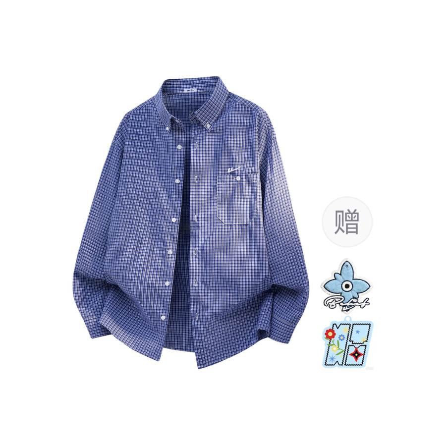WARRIOR WARRIOR Shirts Unisex Lapel Moderate Workwear