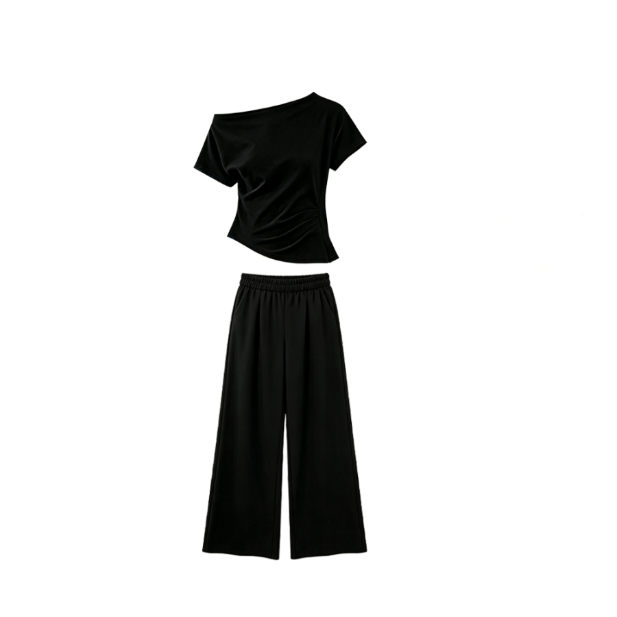 CPAURA Casual Suits Women's Asymmetrical Collar Moderate Other