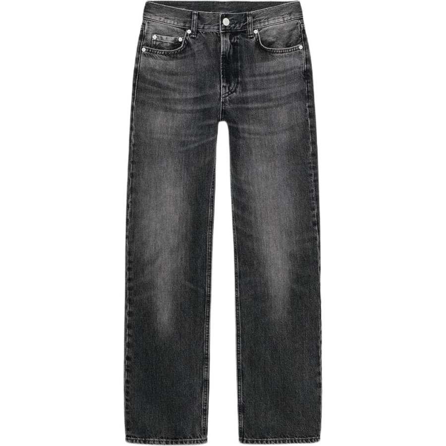 ZARA Jeans Women's Black Moderate Straight Fit Pants
