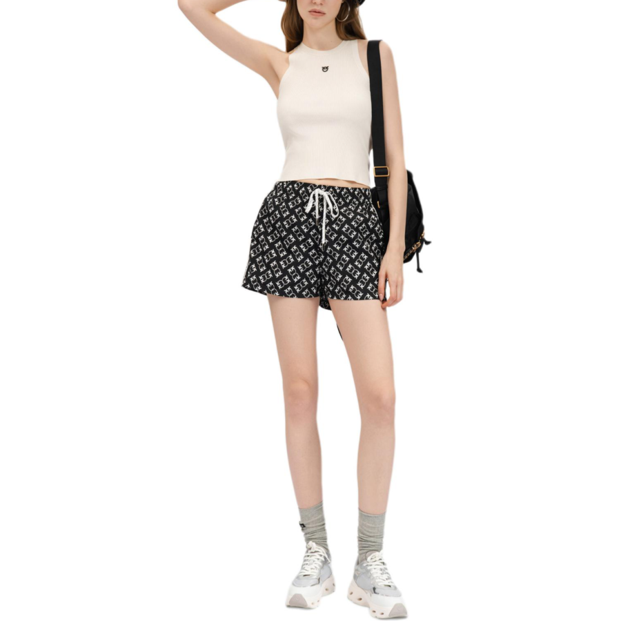 PINKO Tank Tops Women's White Crew Neck Moderate Other