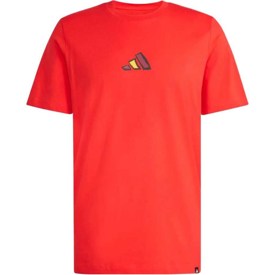 Adidas Adidas T Shirts Men's Red Crew Neck