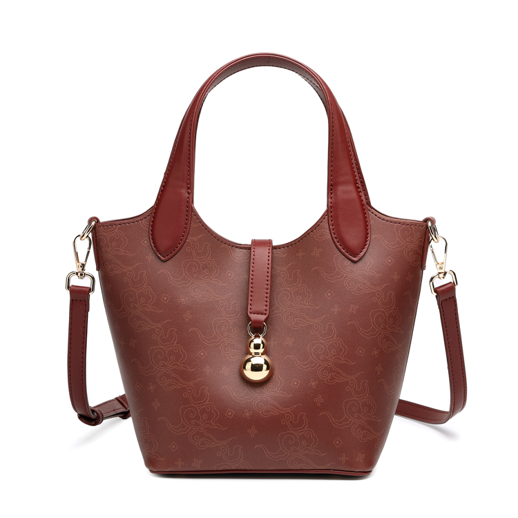 PAYOT Synthetic Leather Handbag Regular Women's Burgundy