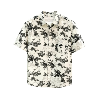 CAT'S PAW Shirts Unisex Lapel Thin Hawaii