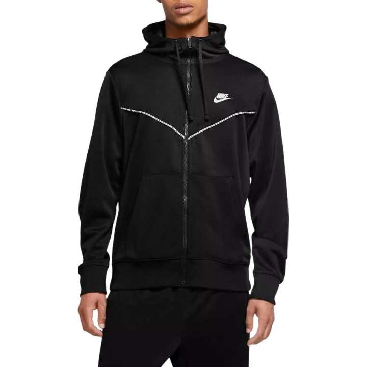 Nike Nike Sweatshirts Men's Black Hooded Non Detachable Moderate