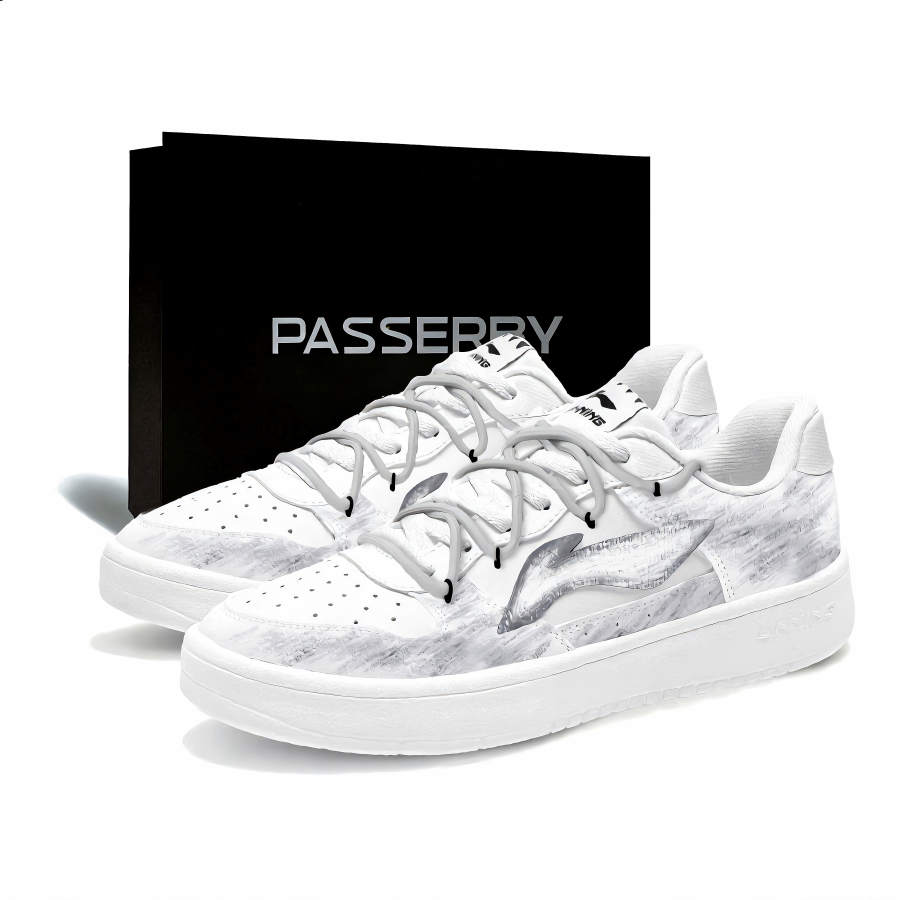 Li-Ning Li Ning Floating Boat PASSERBY Starry Sky Mirror, Shopping Bag Cushioning Lightweight Breathable Low top