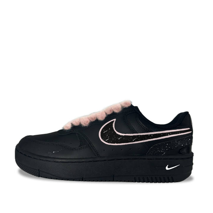Nike Nike Gamma Force Velvet Edge Orbit Synthetic Leather Low top Skateboard Shoes Women's Black
