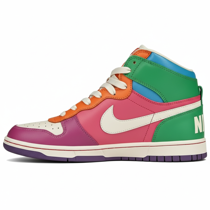 Nike Nike Wmns Big Nike High 'Vivid Pink Multi' Women's