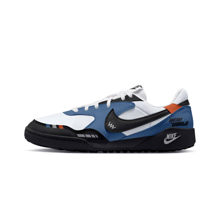 Nike Nike Terra Manta Breathable And Slip Resistant Low top Skateboard Shoes Men's Blue Black