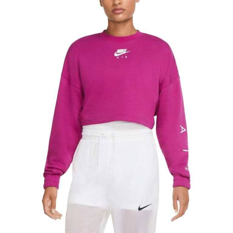 Nike Nike Airy Sweatshirts Women's Pink Crew Neck Moderate