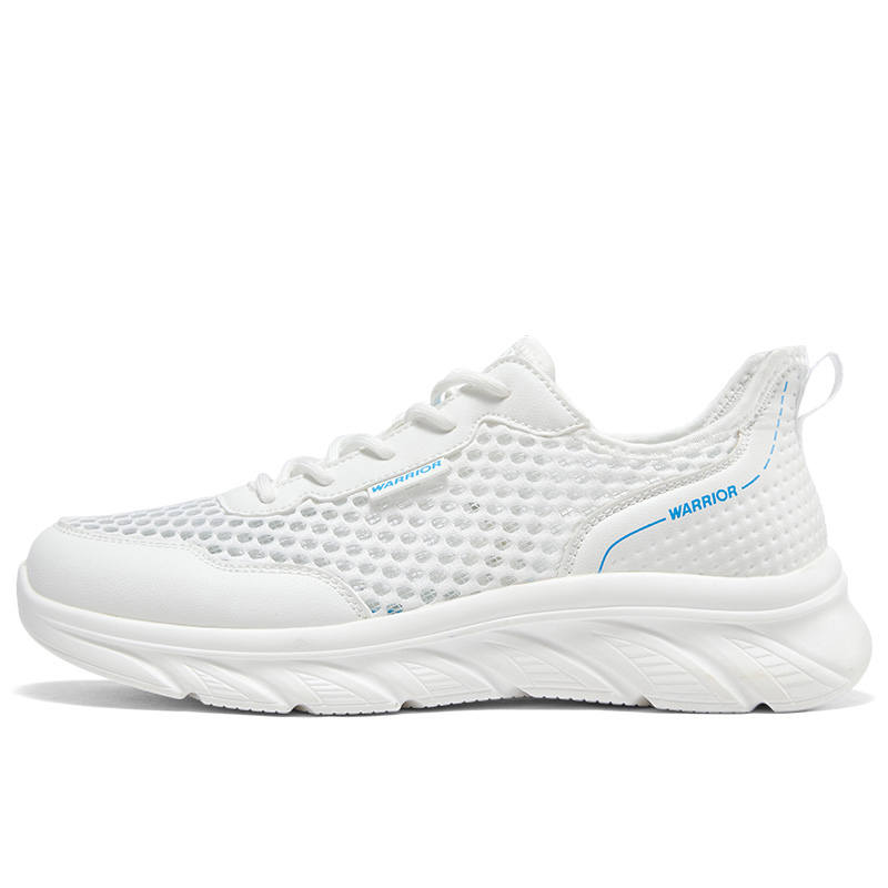 WARRIOR Casual Shoes Men's Low Top White Blue Colorway