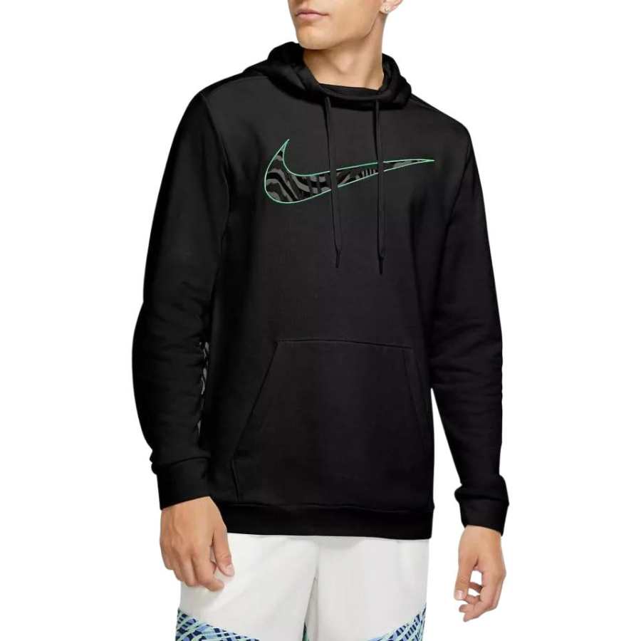 Nike Nike Sweatshirts Men's Black Hooded Moderate Straight Fit