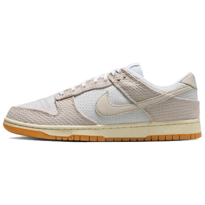 Nike Nike Dunk Low top Skateboard Shoes Men's White Beige