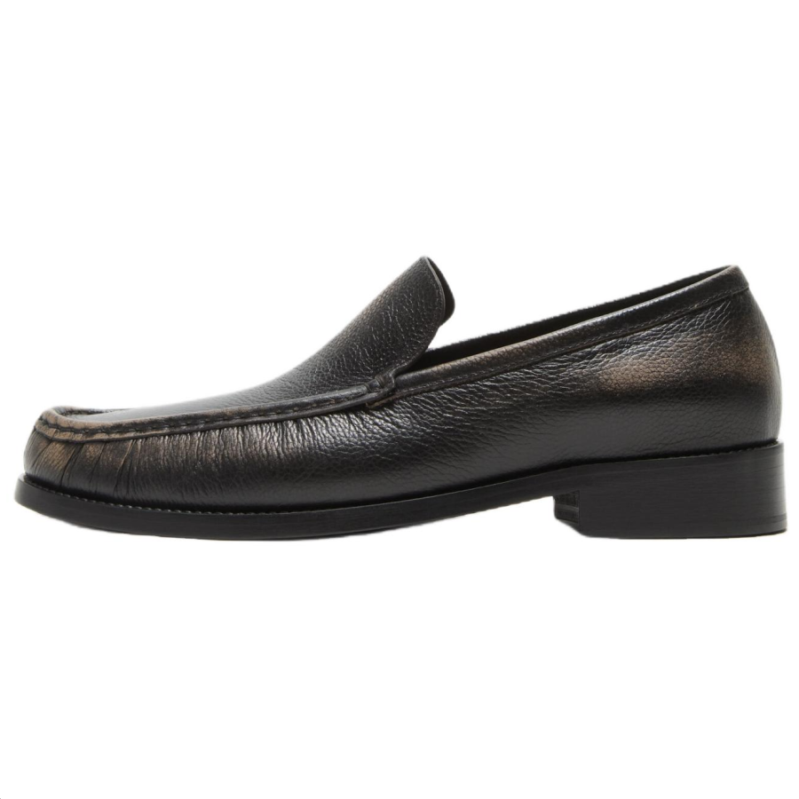 Acne Studios Acne Studios Casual Leather Shoes 3cm Men's Black